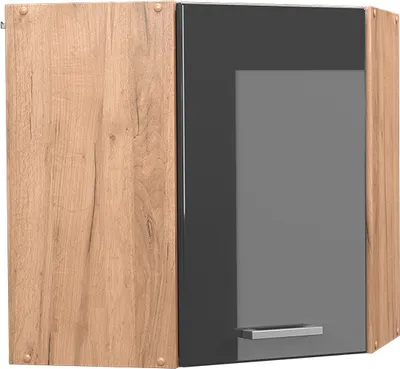 Produktbild von Eckhängeschrank Vicco R-Line Anthrazit Hochglanz 57 cm, Model 37127
