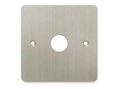 Produktbild von Blanko Edelstahl Klingelblende 86 x 86