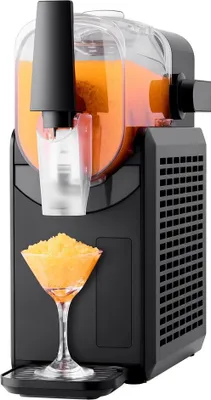 Image de Machine à granités, 2,6 L/88 oz, sans glace, pour la maison, machine à boissons glacées avec 5 programmes préréglés, machine à margarita avec autonettoyage, margaritas glacées, frappés, milkshakes et plus encore.