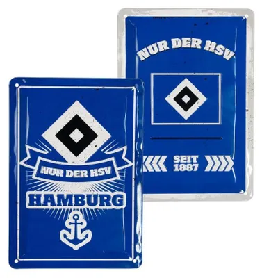 Produktbild von Hamburger SV HSV Blechschild 2er Set