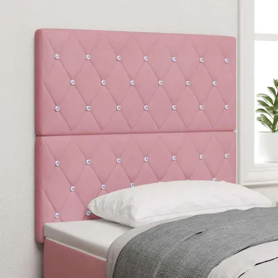 Produktbild von vidaXL Kopfteil Rosa 100 cm Samt