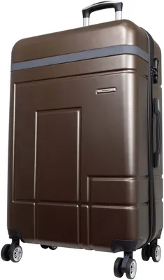 Produktbild von Großer Reisekoffer Genf 90 L Hartschale Trolley ABS braun