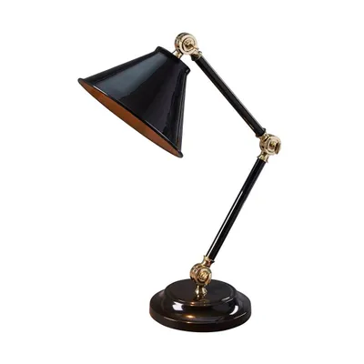 Produktbild von Elstead Provence Element Tischleuchte E27 Schwarz-Messing poliert