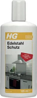 Produktbild von HG Edelstahl Schutz 125ml - Bringt Edelstahl zum Glänzen (1er Pack)