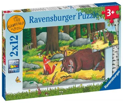 Zdjęcie produktu dla 2 puzzle 12-elementowe - Gruffalo