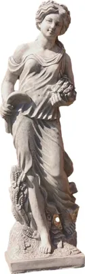 Produktbild von Jahreszeit Sommer aus Steinguss perfekt für den Garten die Terrasse oder den Vorgarten ist Frostfest Witterungsbeständig und Neu100cm H, PO-457
