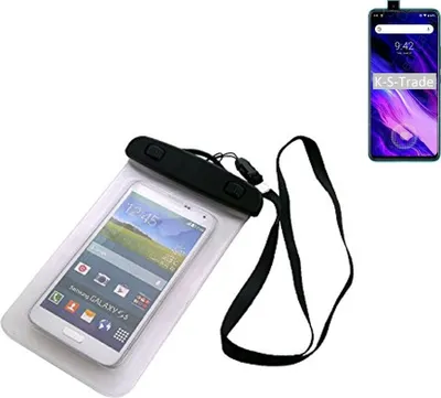 Produktbild von K-S-Trade Schutz Hülle Handy Hülle Kompatibel mit UMIDIGI S5 Pro Beach Bag wasserdicht 16cm x 10cm Schutzhülle Staub Sand Flachwasser Beachbag Case