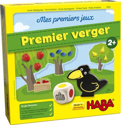 Produktbild von HABA Meine ersten Spiele – Erster Obstgarten, Junge/Mädchen, 2 Jahr(e), Cars, Holz, Karton, Mehrfarbig, 10 min