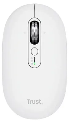 Produktbild von Trust Seron Slim Multi, Beidhändig, Optisch, RF Wireless + Bluetooth, 3200 DPI, Weiß