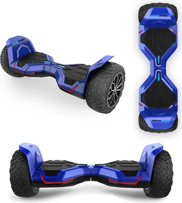 Produktbild von Bluewheel Hoverboard HX510_BLUE - 8.5" Vollgummireifen - LED-Scheinwerfer
