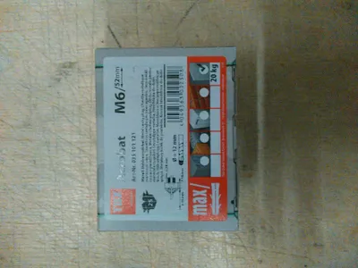 Zdjęcie produktu dla TOX Acrobat, Zestaw śrub i kołków rozporowych, Beton, Metal, Szary, Pozidriv, Niemcy