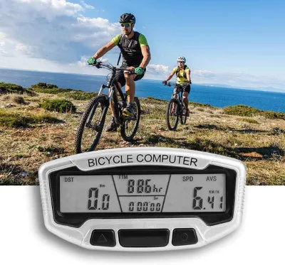 Imagen del producto de Ordenador de bicicleta inalámbrico - Resistente al agua - LCD - Modelo 2