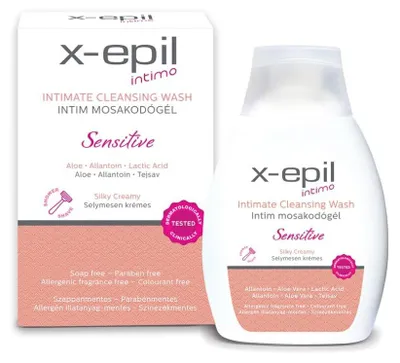 Produktbild von X-Epil, Intime Cleansing Wash Sensitive, Intimwaschgel, 250 ml