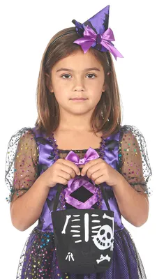 Zdjęcie produktu dla Torba szkielet na Halloween dla dzieci czarno-biała - jeden rozmiar
