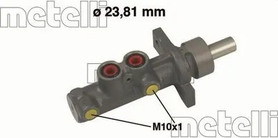 Produktbild von METELLI 05-0486 Bremszylinder Hauptbremszylinder für FORD TRANSIT MK-5 Bus (E) Transit Mk4 Pritsche/Fahrgestell (VE83) TRANSIT MK-5 Kasten (E)