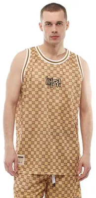 Immagine prodotto di Canotta da uomo Mass Denim Higher Mesh Tank Top beige/marrone - M