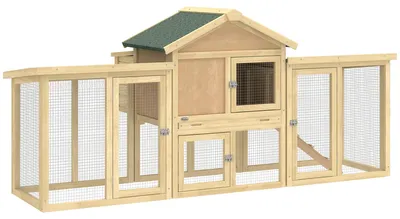 Image de Poulailler, perchoir naturel, nettoyage facile, bois naturel