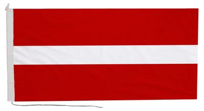 Obrázok produktu pre Printwear - Vlajka, polyester, Lotyšsko LT3195 (150 cm x 90 cm) (karminovočervená/biela)