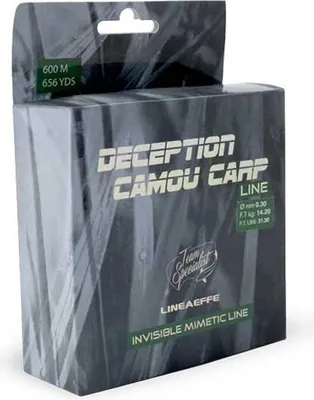 Image de Lineaeffe Deception Camou Ligne carpe 600 M Transparent 0.400 mm Transparent 0.400 mm