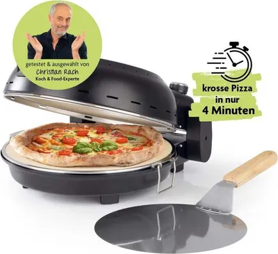 Produktbild von Rachs KOCHWERK Pizza Maker inkl. herausnehmbarem Pizzastein & Pizza-Heber