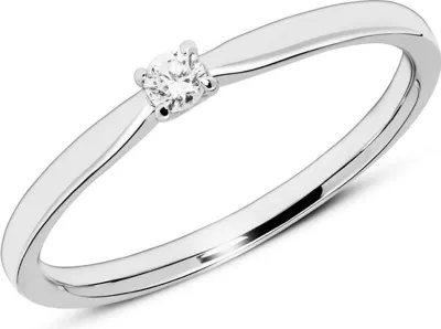 Produktbild von Verlobungsring 585er Weißgold Diamant (Größe: 52mm)