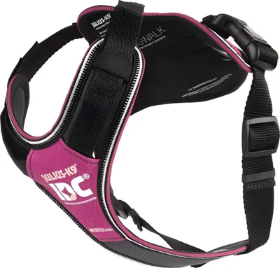 Obrázok produktu pre Julius-K9 Polstrovaný postroj pre psov IDC Longwalk ružový/sivý, veľkosť: S