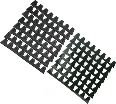 Immagine prodotto di 8 pezzi di protezione antigraffio per paraurti anteriore, antigraffio, universale per auto, nero