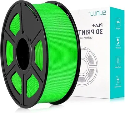 Obrázok produktu pre 3D tlačové vlákno PLA+ 1,75 mm – Presnosť rozmerov +/- 0,02 mm – 1 kg cievka – zelená