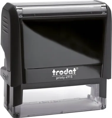 Image de tampon texte trodat, personnalisable printy 4915 auto-encreur noir