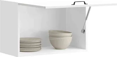 Produktbild von Hochwertig Küchen-Hängeschrank Kalmar Hochglanz-Weiß Holzwerkstoff 853599
