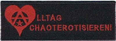 Produktbild von AUFNÄHER - Anarchie - 00034 - Gr. ca. 12 x 4 cm - Patches Stick Applikation