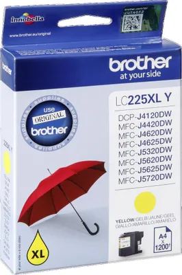 Image de Brother LC-225XLY cartouche d'impression jaune