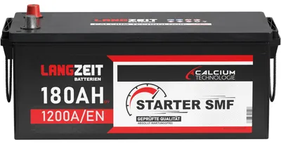 Produktbild von Langzeit LKW Batterie 12V 180Ah 1200AEN SMF Batterie verschlossen Starterbatterie Schlepper Traktor statt 155ah 170Ah