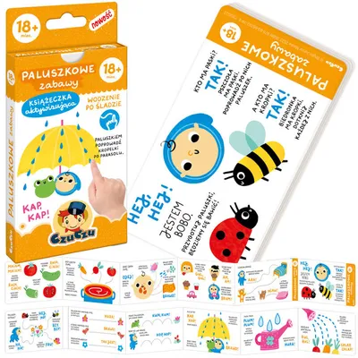 Productafbeelding van CzuCzu Fingerspiele - Beschäftigungsbuch für 18 Monate+