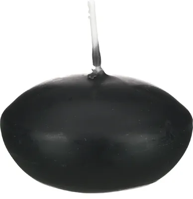 Produktbild von Schwimmkerzen Schwarz 26 x Ø 42 mm, 8 Stück