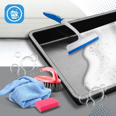 Immagine prodotto di Vaschetta universale per la raccolta di liquidi XXL - rettangolare - vaschetta per la raccolta di oli - vaschetta per escrementi - vaschetta per serre - toilette per cani - vaschetta per lettiere per gatti - capacità 42 litri - plastica - materiale sintetico
