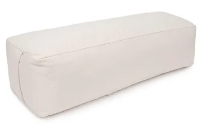 Produktbild von yogabox Yoga und Pilates Rechteckbolster D - regional hergestellt - natur 60 x 20 x 14 cm Buchweizenschalen