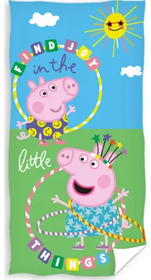 Produktbild von Baby-Badetuch Pepina Pig Fun with George