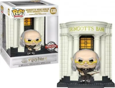 Immagine prodotto di Harry Potter - Gobliun testa di Gringotts con banca Gringotts 138 Edizione speciale - Funko Pop! - In vinile