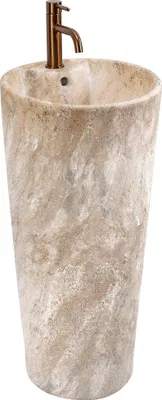 Immagine prodotto di Lavabo Freestanding REA Blanka Savana Matt Beige 40X40X85Cm