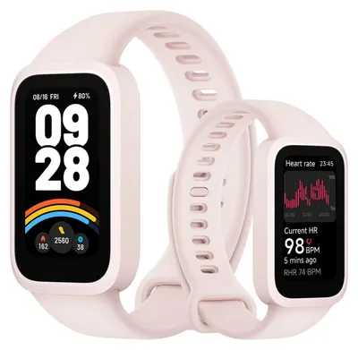 Produktbild von XIAOMI Smart Band 9 Active Pink – 1.47" TFT, 450 Nits, 18 Tage Akku, 50 Sportmod