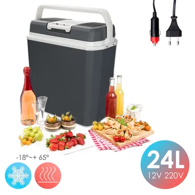 Produktbild von Peviasot 24L Kuehlbox Thermoelektrische Mini-Kuehlschrank Warmhaltebox 12V ECO Funktion