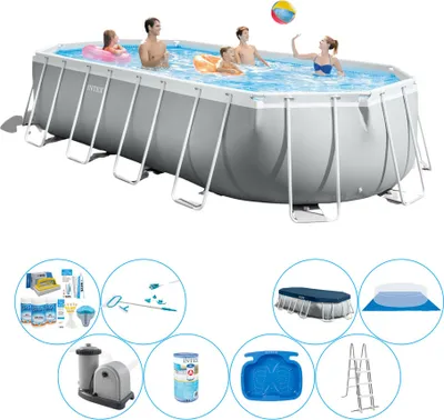 Obrázek produktu pro Bazén včetně příslušenství - Intex Prism Frame 610x305x122 cm