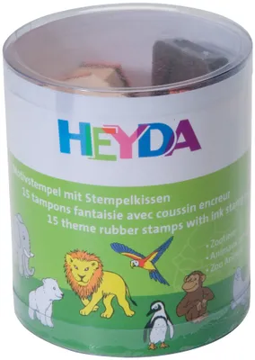 Immagine prodotto di Heyda 204888491 Set di francobolli "Animali dello zoo