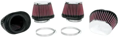 Immagine prodotto di K&N RC-0984 Filtro Aria Sportivo Universale Conico-Ovale, Flangia Ø54 mm, Altezza 102 mm