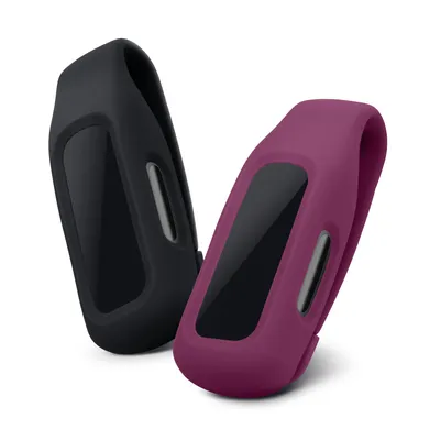Produktbild von kwmobile Clip Halter kompatibel mit Fitbit Inspire 3 / Inspire 2 / Ace 3 - Silikon Fitnesstracker Halterung - ohne Tracker