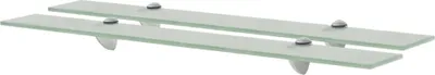 Zdjęcie produktu dla Maison Exclusive – półki wiszące, 2 szt., szkło 70 x 10 cm, grubość 8 mm