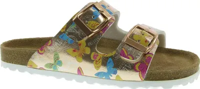 Produktbild von Supersoft Kinder Pantolette Sandale Lederfussbett Glitzer EUR 38