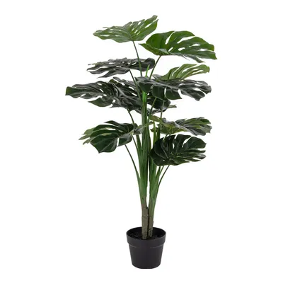Immagine prodotto di Pianta artificiale Monstera H90 cm verde.