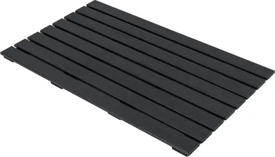 Produktbild von Bodenelement für Solardusche WPC Bodenplatte für Gartendusche 100 x 60 x 2,5 cm Schwarz